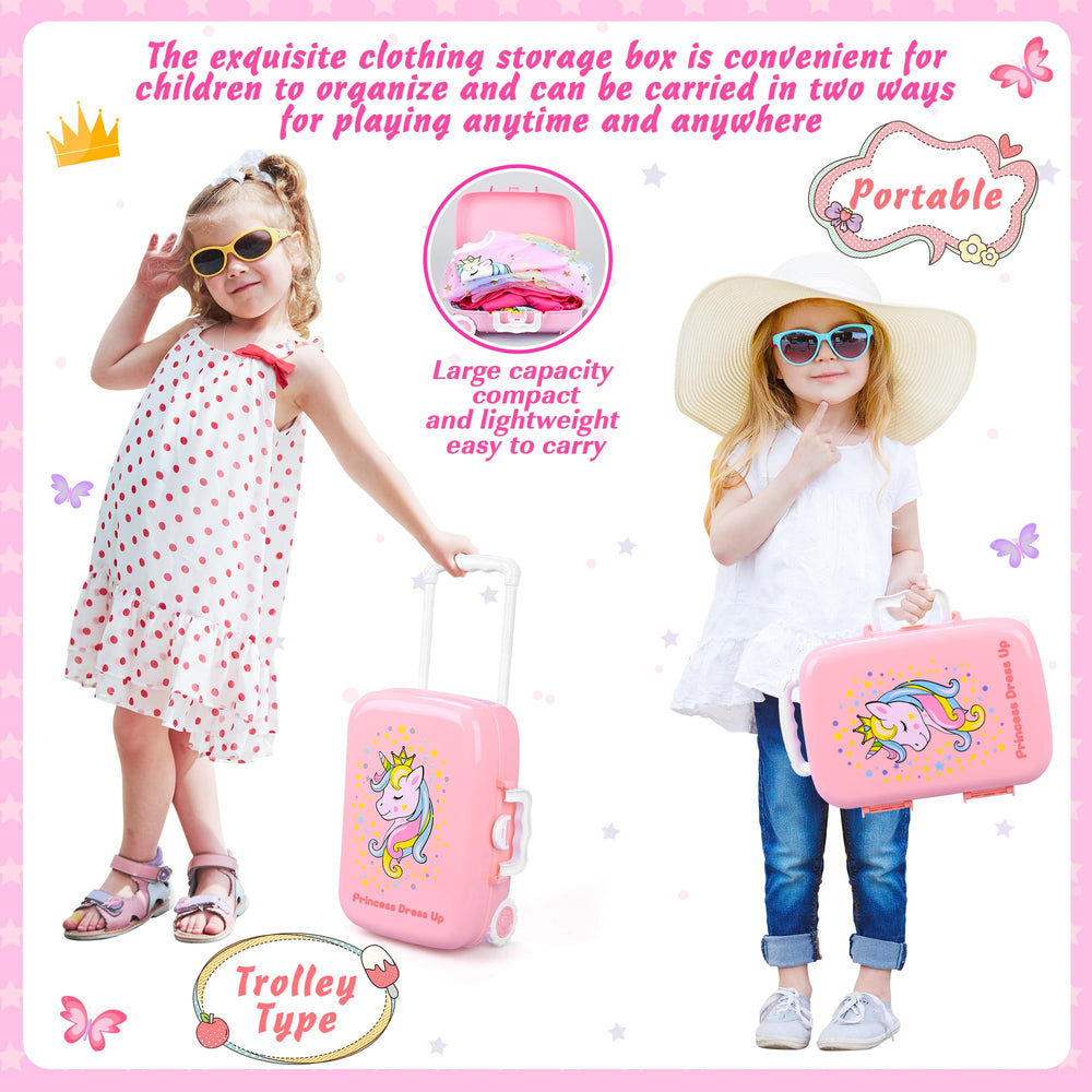 JEMSHE princess dress up set—kid-friendly packaging for gifting.