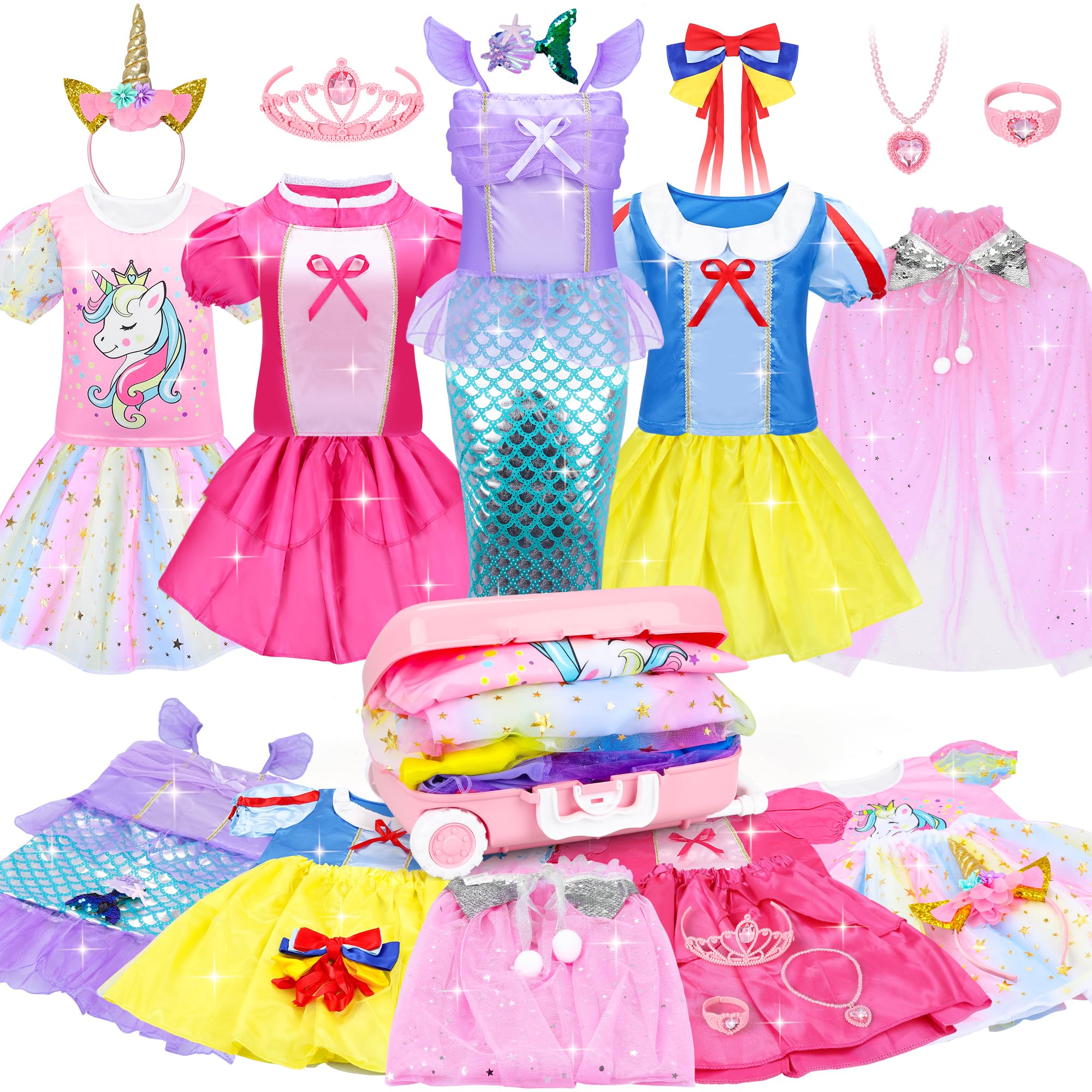 JEMSHE princess dress-up set—bright royal gown ready for imaginative play.