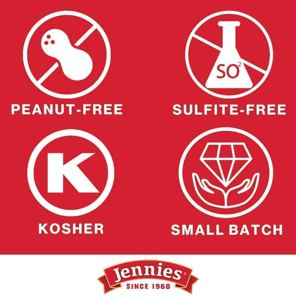 Jennies made-in-USA badge signals domestic production.