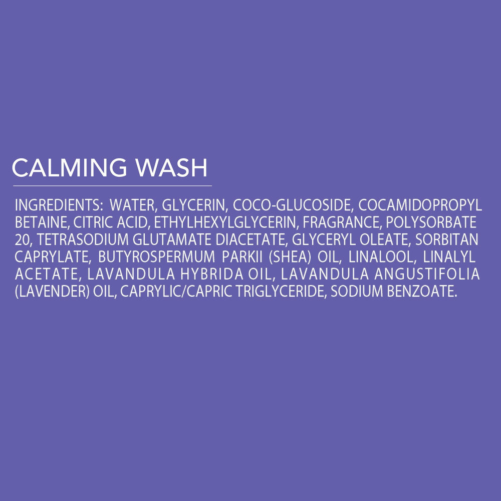 Jergens Baby Calming Wash box claims pediatrician tested label