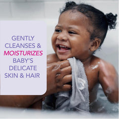 Jergens Baby Calming Head to Toe wash lathers gently on skin and hair