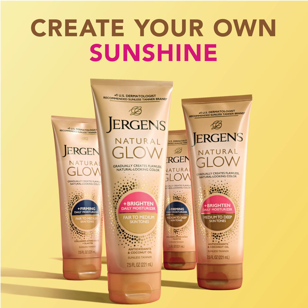 Jergens bottle being squeezed for easy daily application