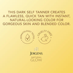 Jergens Instant Sun Mousse tinted foam demonstrates precise color application