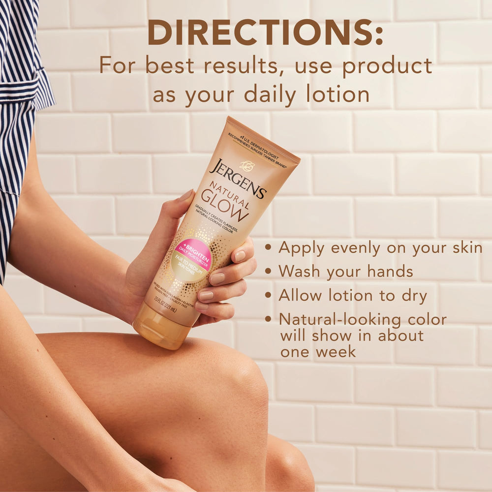 Jergens Natural Glow daily hydration with antioxidants