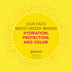 Front label of Jergens Natural Glow SPF 20 lotion