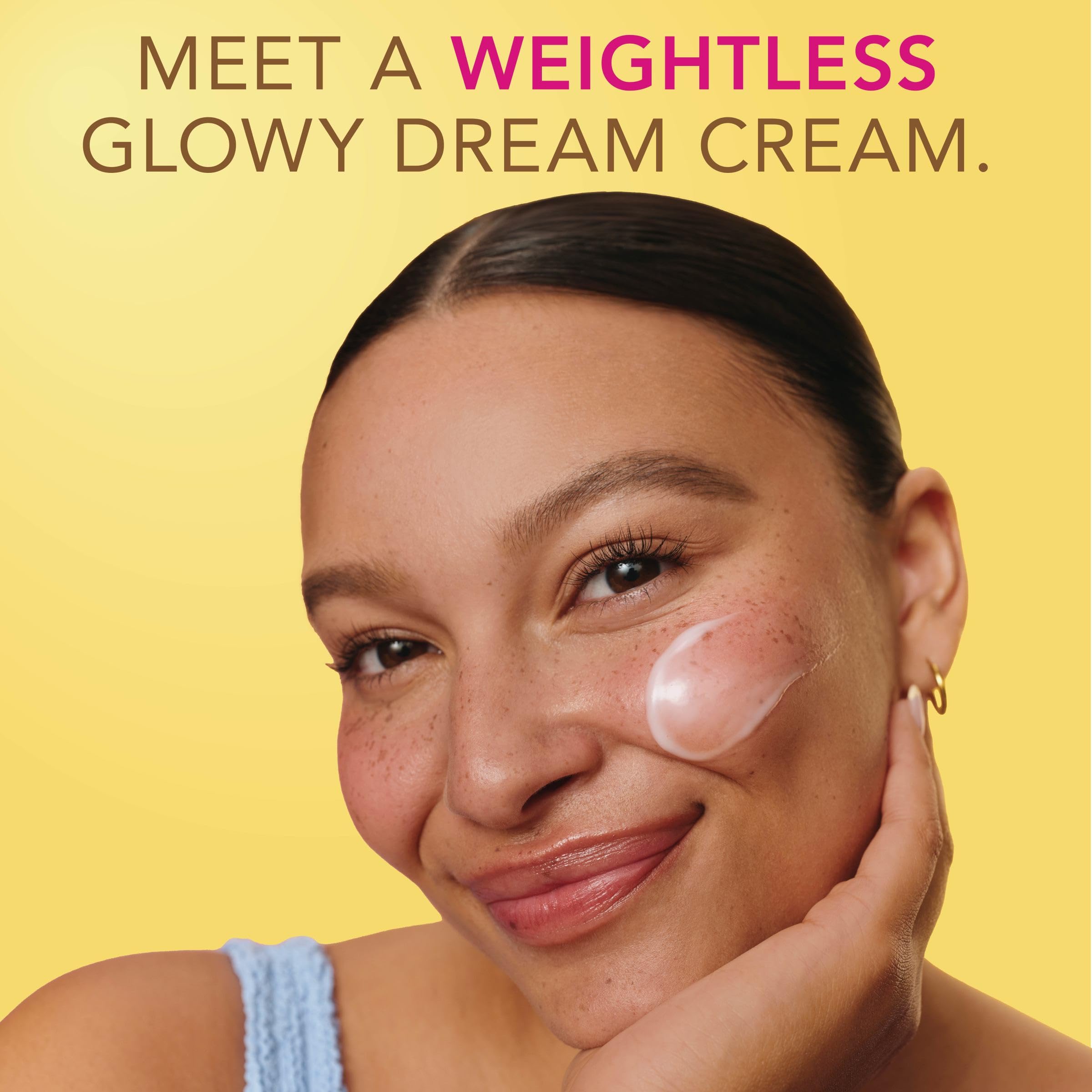 Jergens Natural Glow Hydra Gel applied on face and body for natural glow.