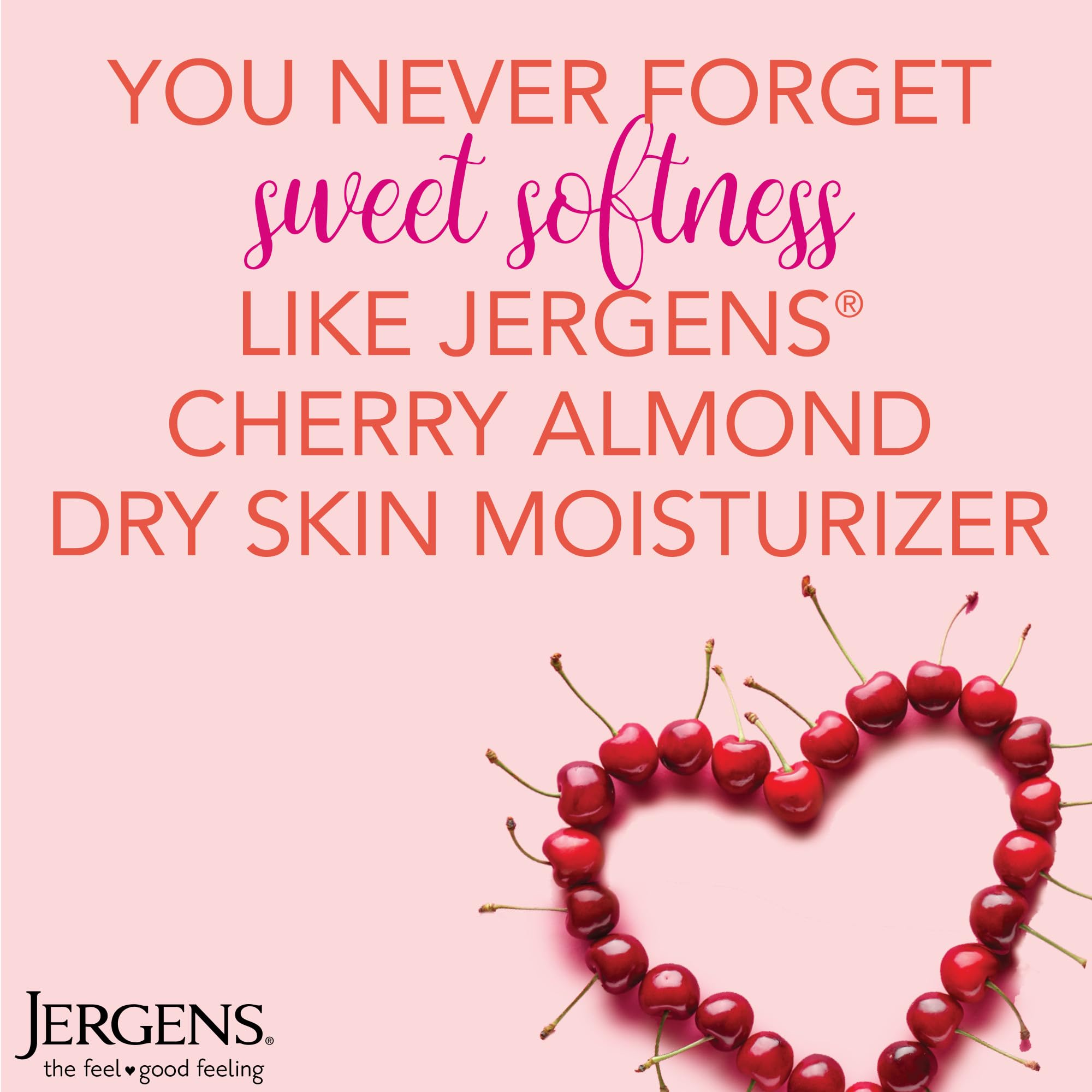 Jergens Original Scent Dry Skin Lotion close-up highlights creamy texture.