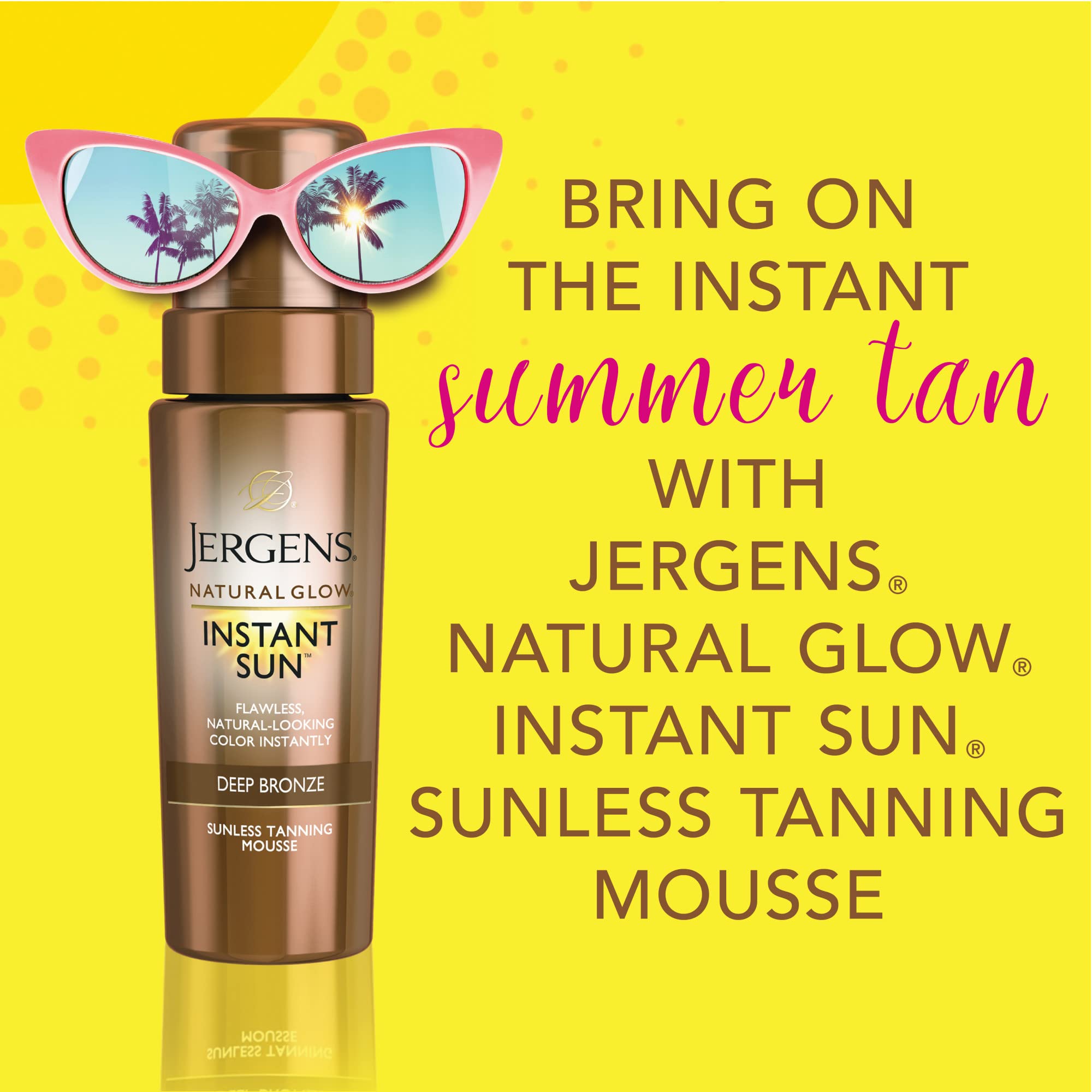 Jergens Self Tanner tinted formula visible to guide even application.