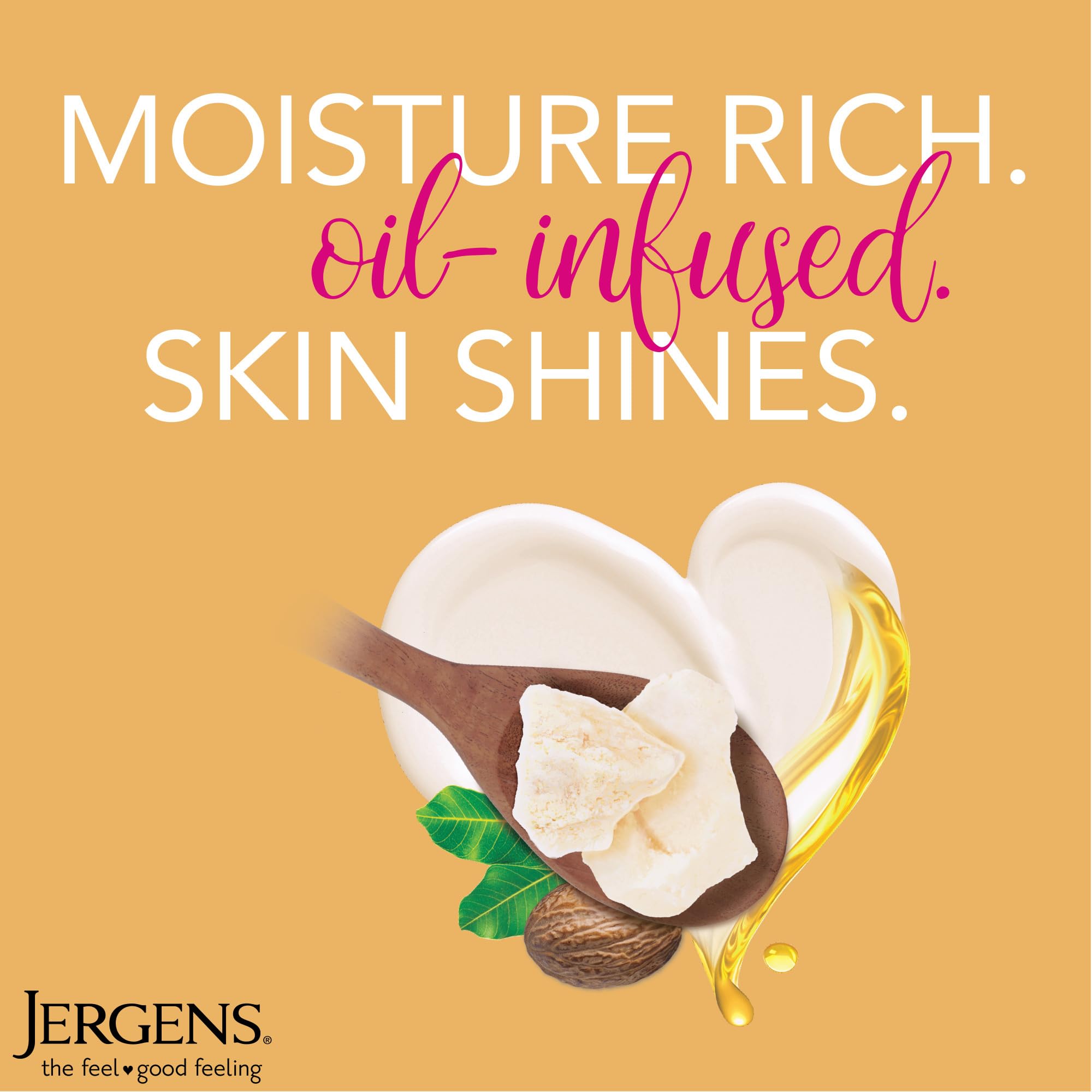 Jergens HYDRALUCENCE blend with Vitamin E supporting hydration