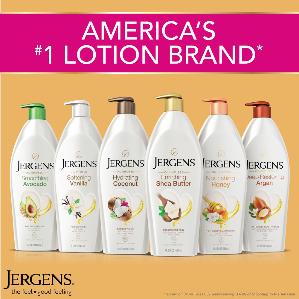 Jergens packaging view with vegan-friendly formula