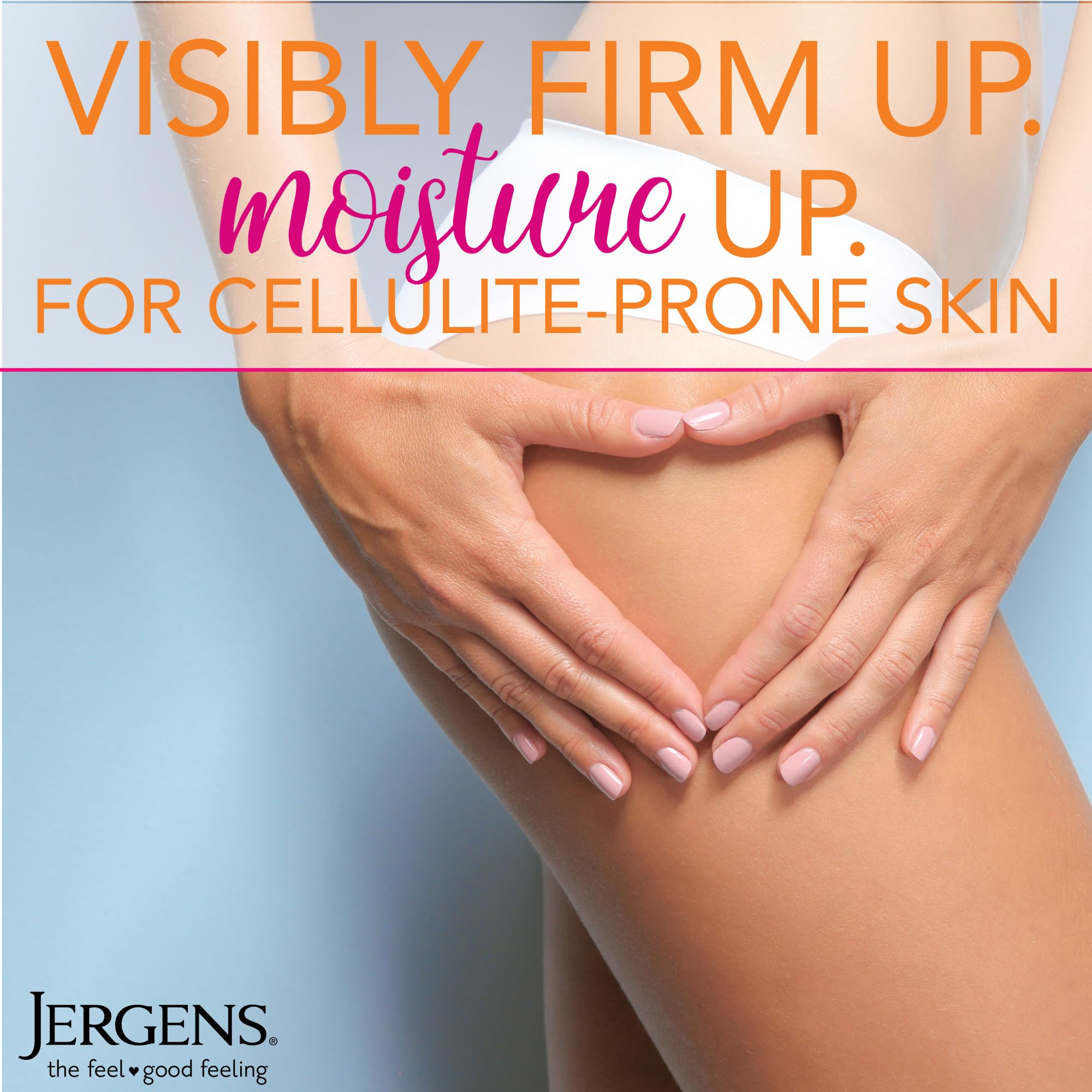 Three-pack package of Jergens Skin Firming Lotion for convenient use