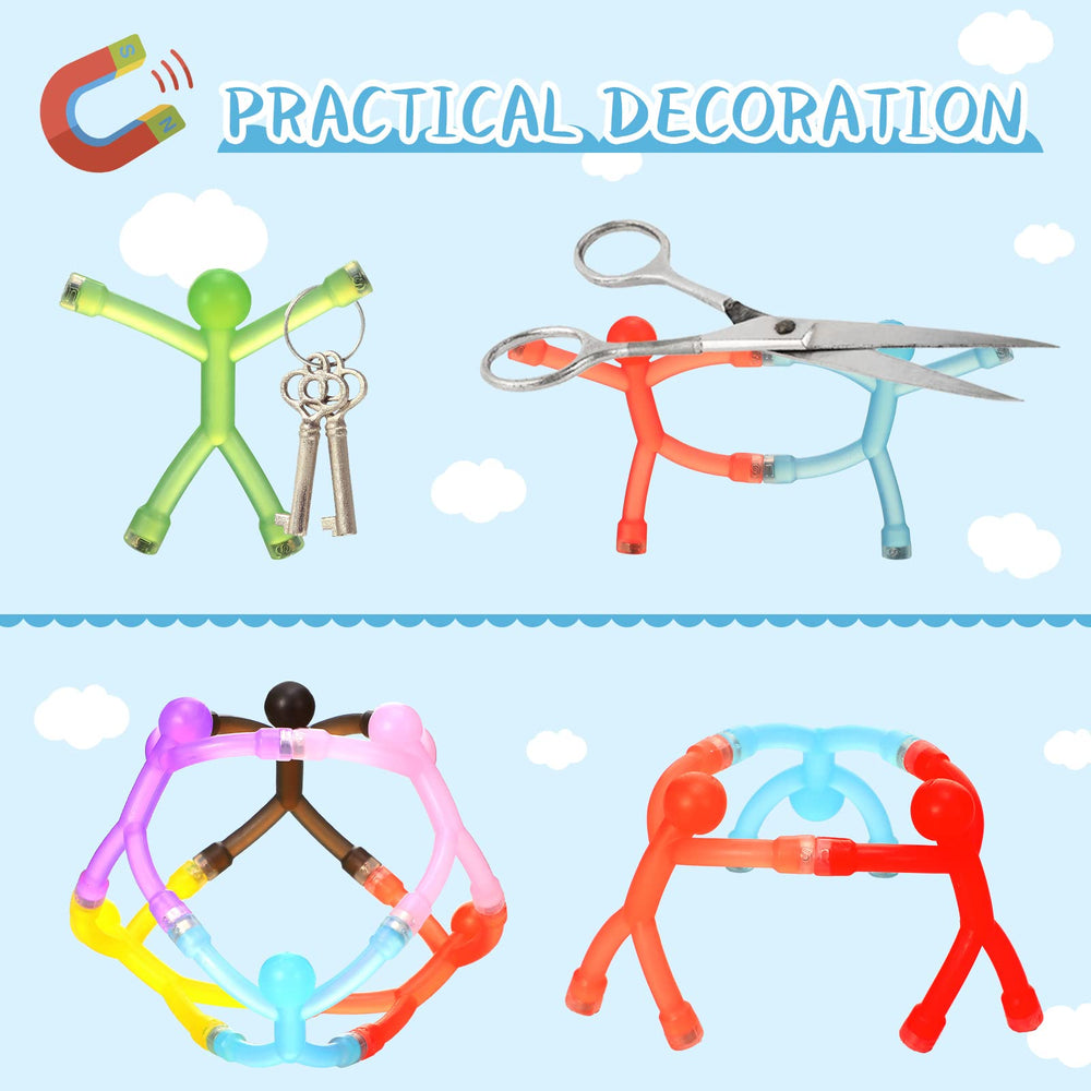 Jerify colorful humanoid magnets offering tactile, bendable fun