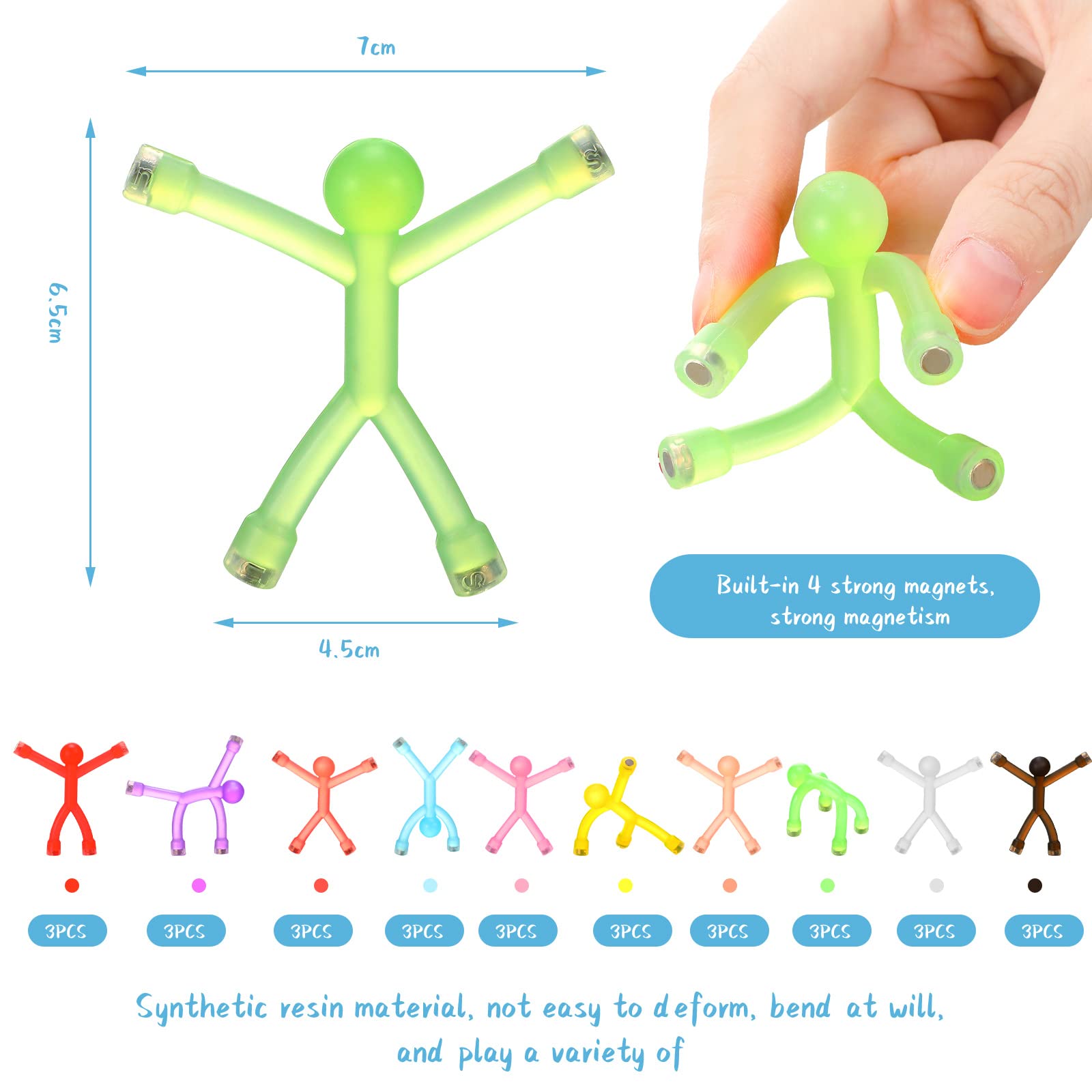 Jerify humanoid magnetic toy for desk placement inspires fun notes