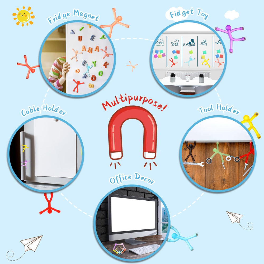 Jerify humanoid magnetic toy note board setup for reminders and whimsy