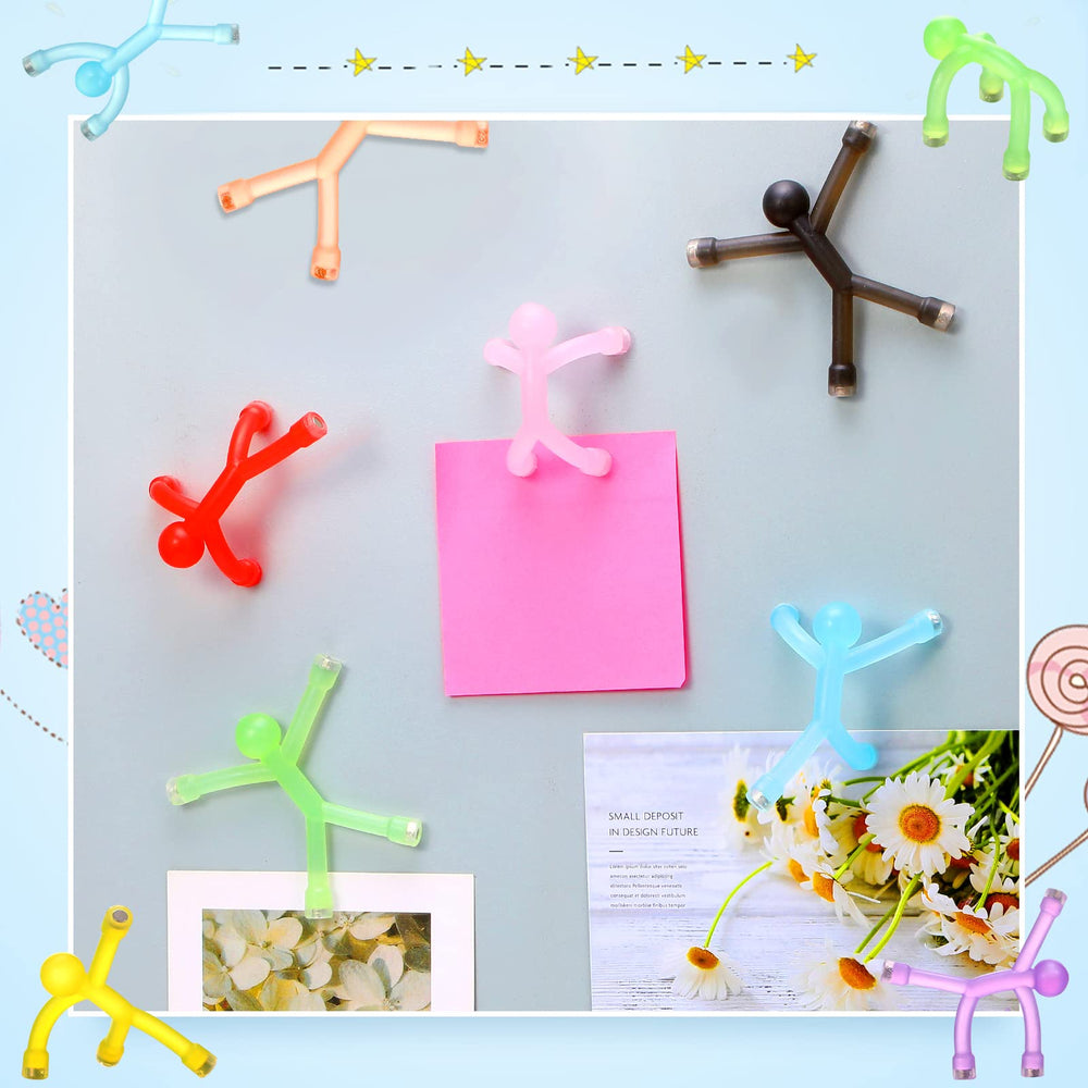 Jerify humanoid magnetic toy used as party decor with colorful figures