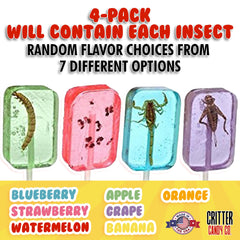 Jerky-n-Spice HotLix worm lollipop, savory crunch in a playful bite