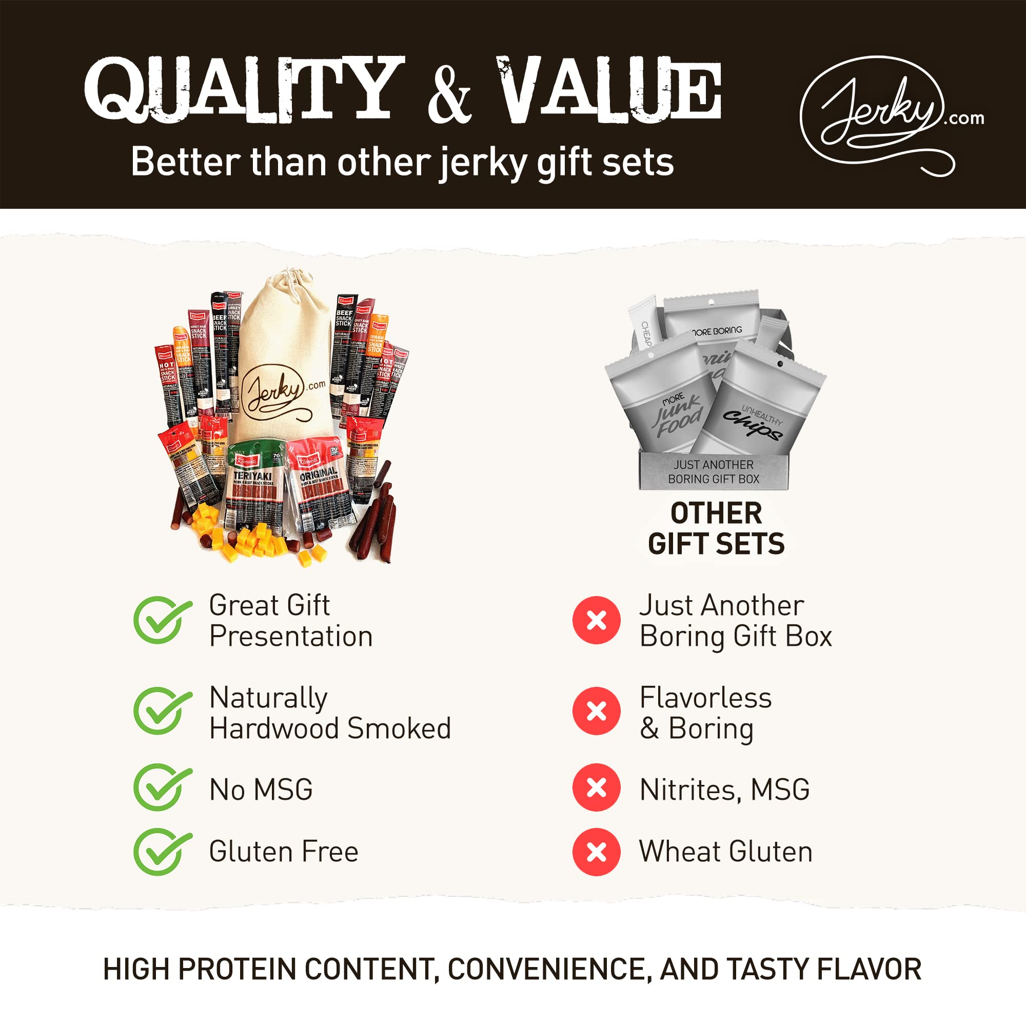Jerky.com gluten-free, keto-friendly jerky for low-carb snacks