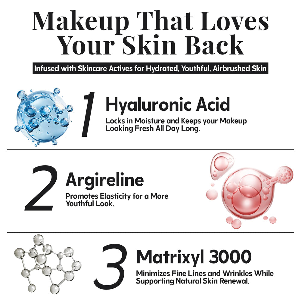 Sweat-proof and humidity-resistant MagicMinerals foundation stays put.