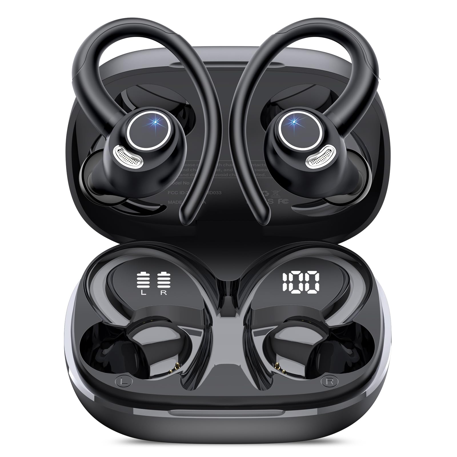 Jesebang wireless earbuds case open for quick pairing and charging