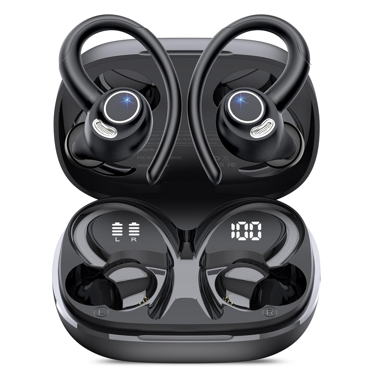 Jesebang wireless earbuds case open for quick pairing and charging