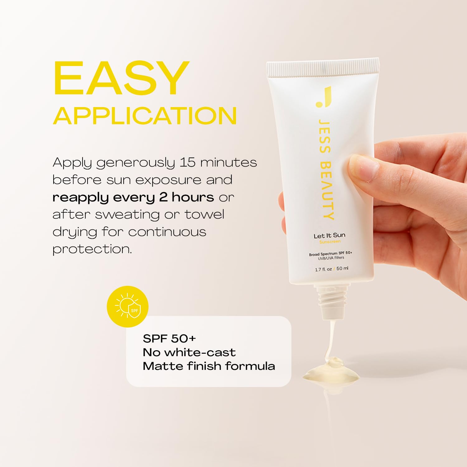 JESS BEAUTY Let it Sun carrot extract adds skin-rejuvenating benefits.