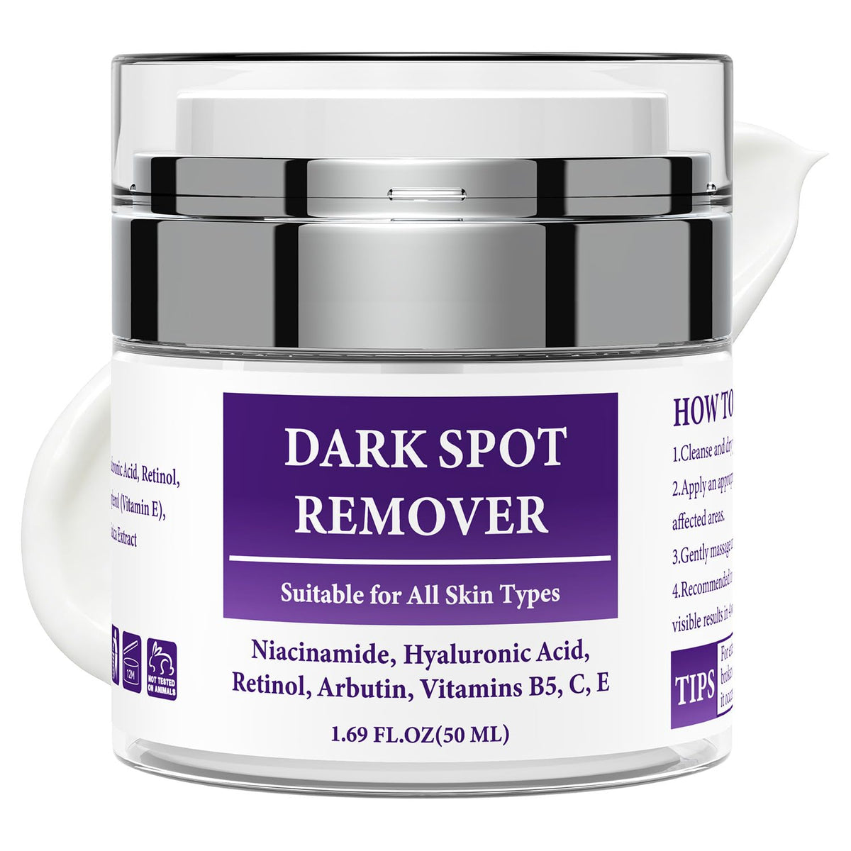 Jessasjet Dark Spot Remover bottle pour for easy daily application.