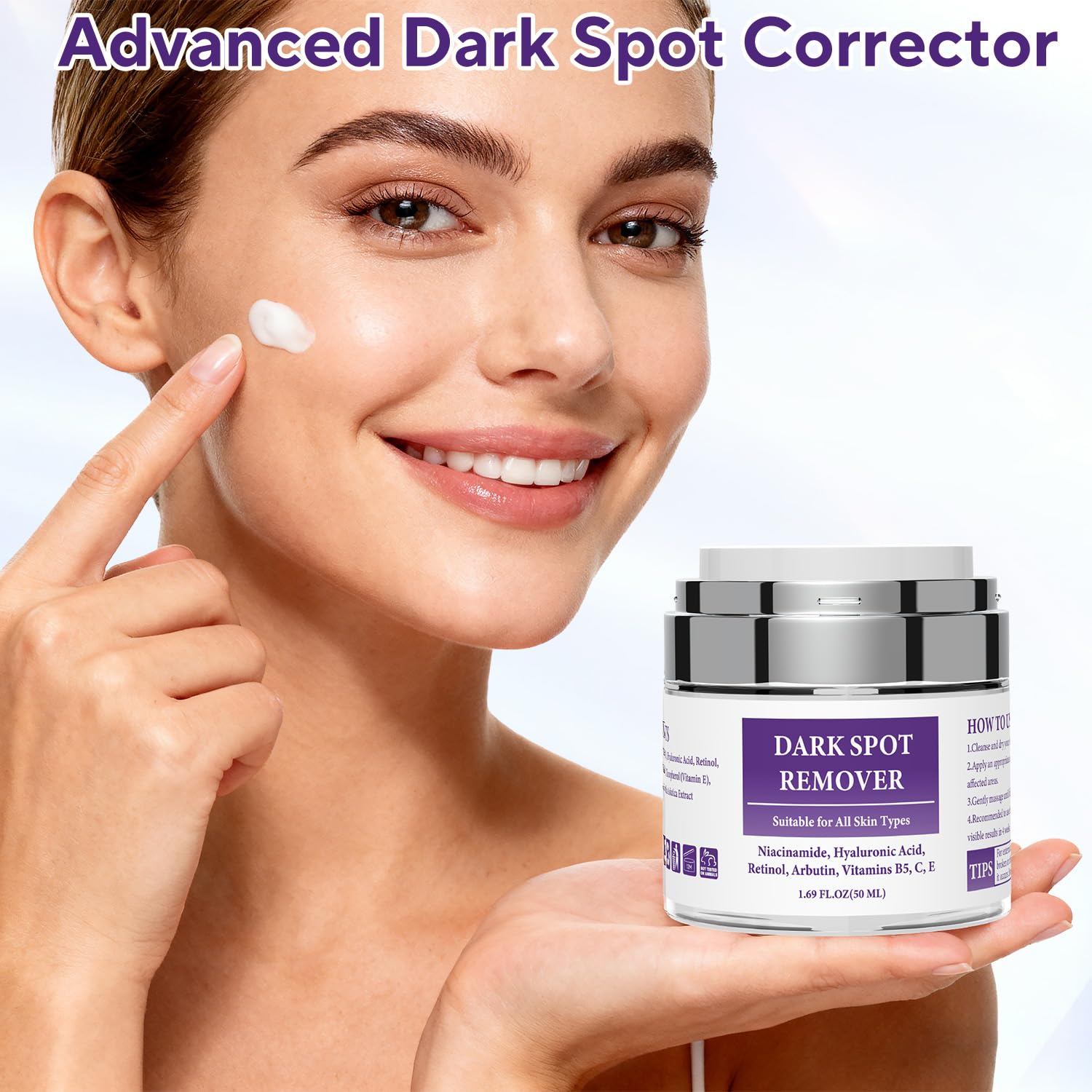 Jessasjet Dark Spot Remover helps fade freckles with regular use.