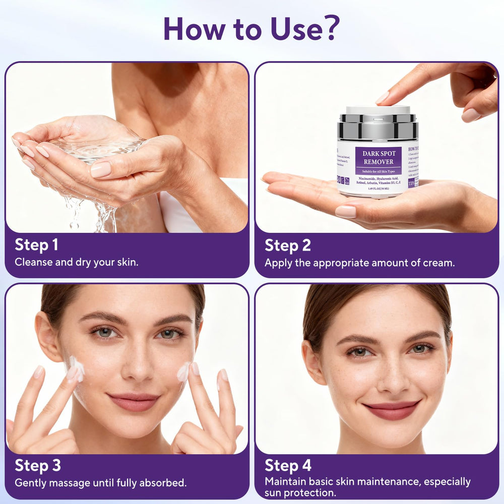 Jessasjet Dark Spot Remover on sun spots demonstrates targeted discoloration care.