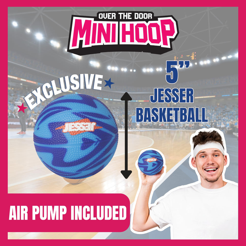 Jesser Hoop door mounting setup on a standard door