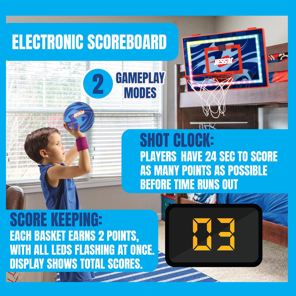 Jesser Hoop exclusive 5-inch ball ready for quick shots