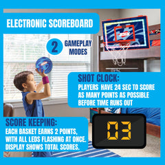 Jesser Hoop exclusive 5-inch ball ready for quick shots