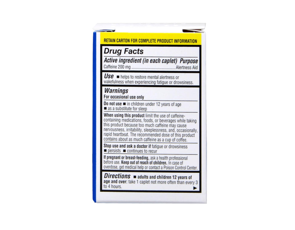 Jet-Alert bottle back panel explains directions and safety notices for informed use.