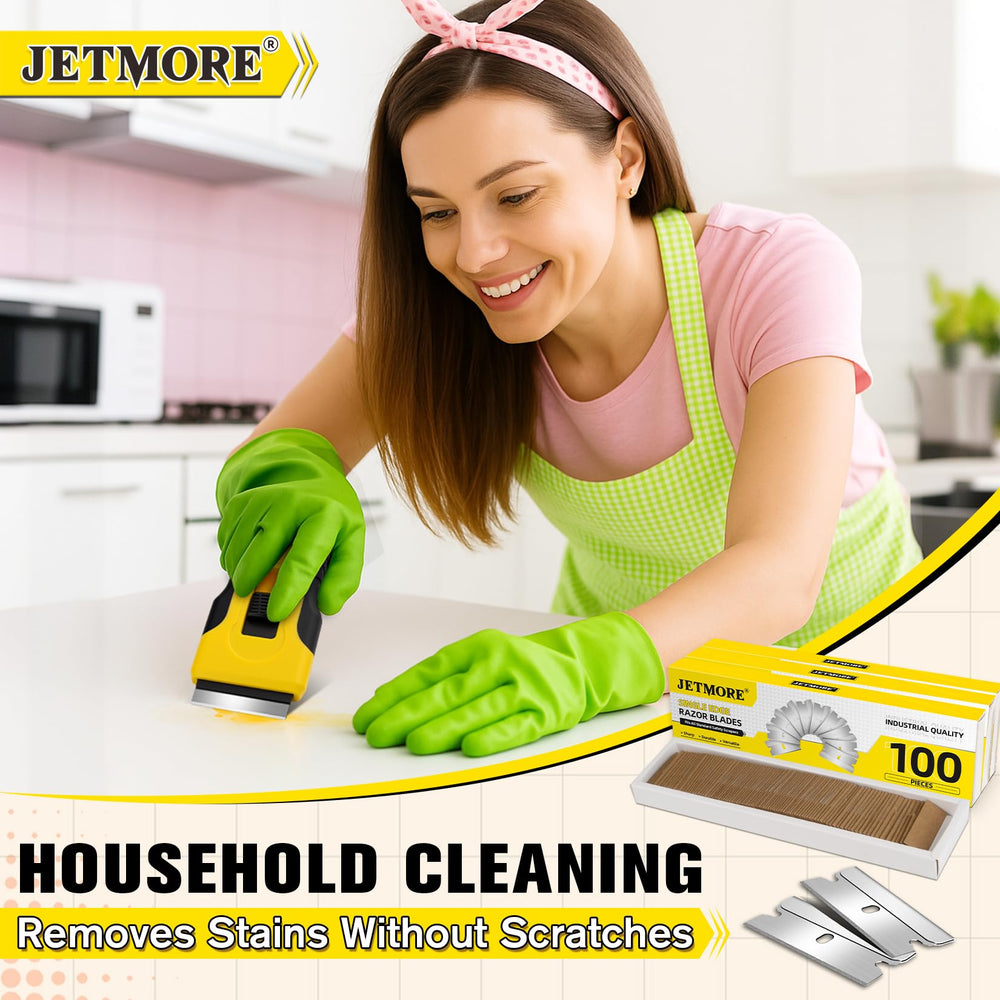 Jetmore drawer dispenser blades for quick, safe blade changes.