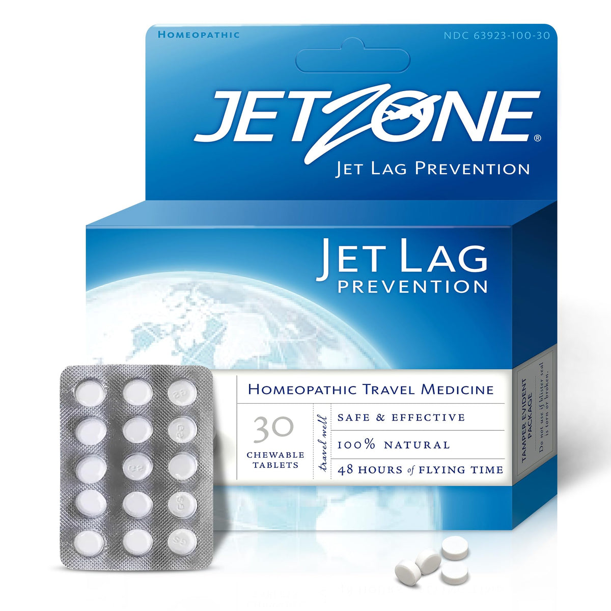 JetZone Jet Lag Remedy box showing the original formula for travelers.