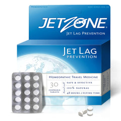 JetZone Jet Lag Remedy box showing the original formula for travelers.