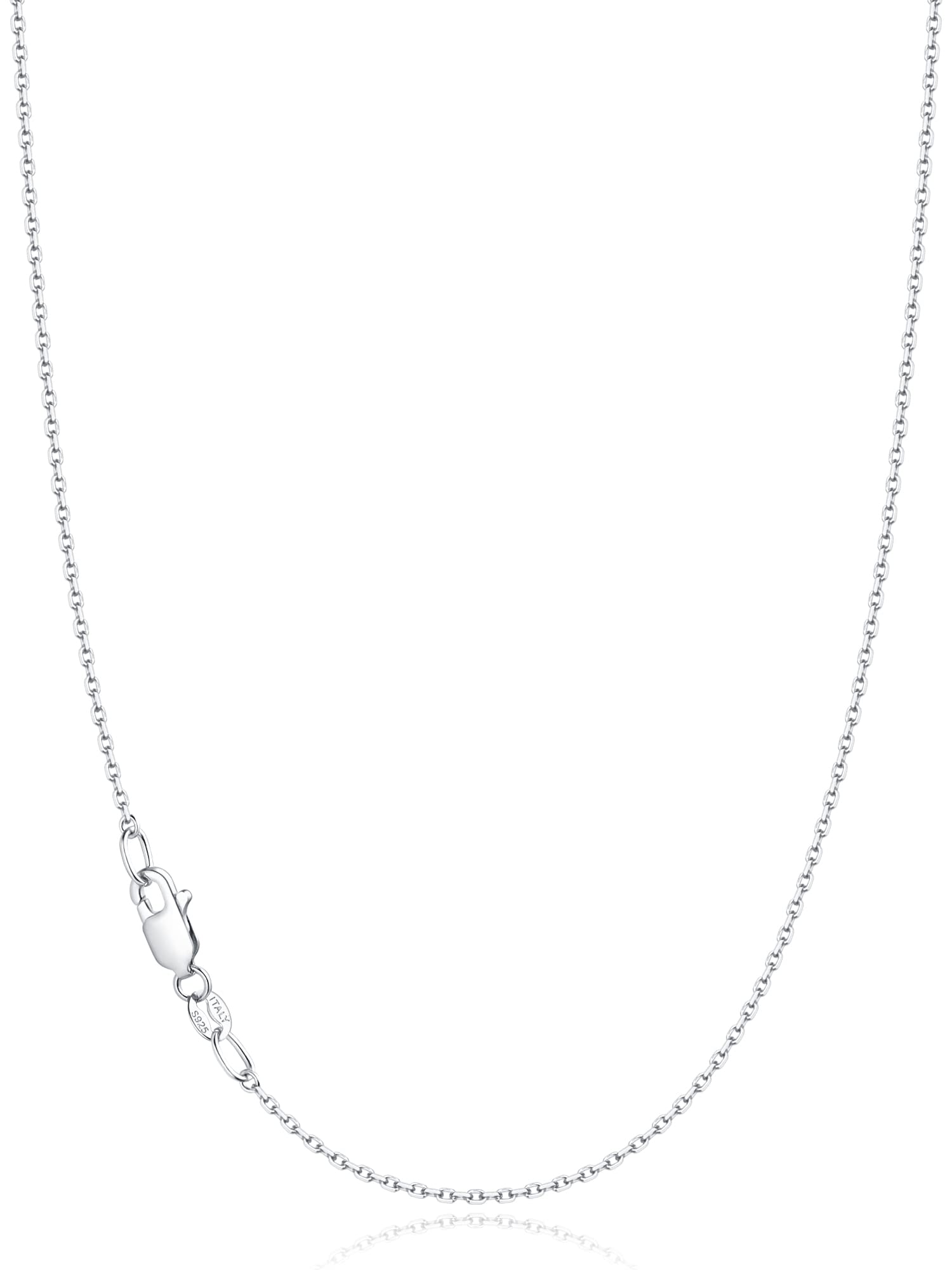Jewlpire silver chain 1.1mm cable detail for daily wear and shine.