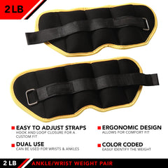 Wearing JFIT ankle weights during workout for leg strength.
