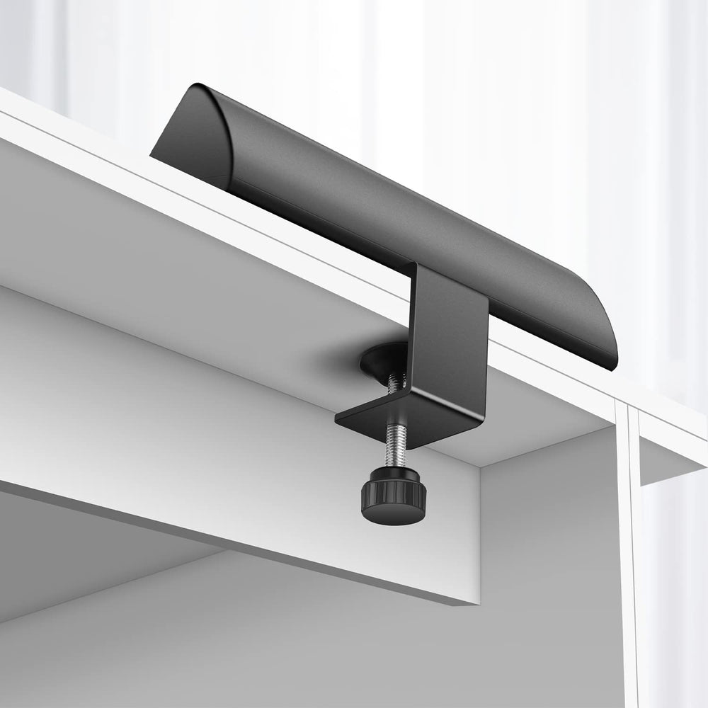 Jgstkcity desk clamp power strip semi-permanent mount saves space.