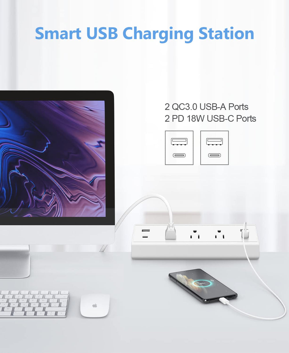 Jgstkcity two QC3.0 USB-A ports offer flexible charging options.
