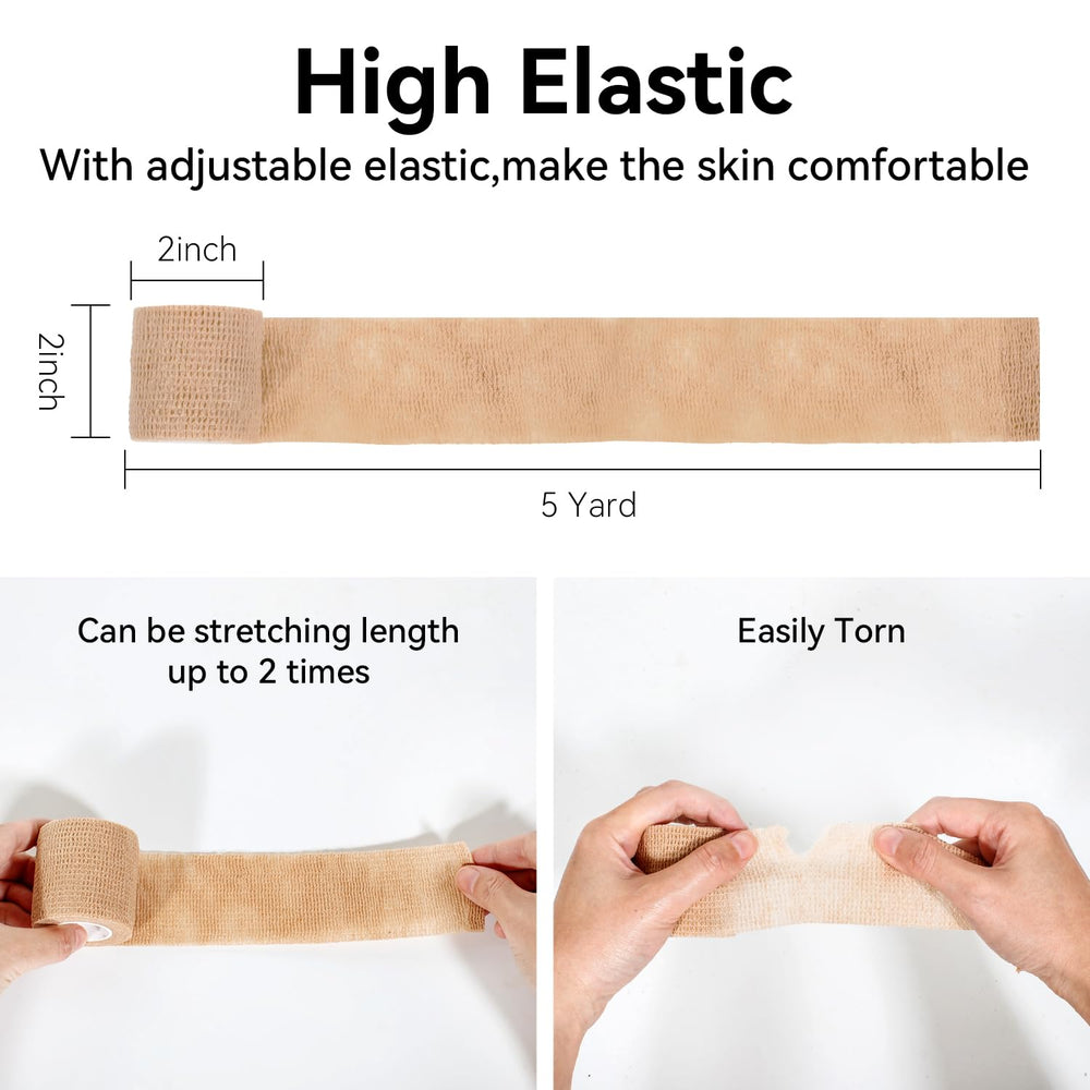 JHGIC bandage tape for wrists and ankles offers stable protection during activity.