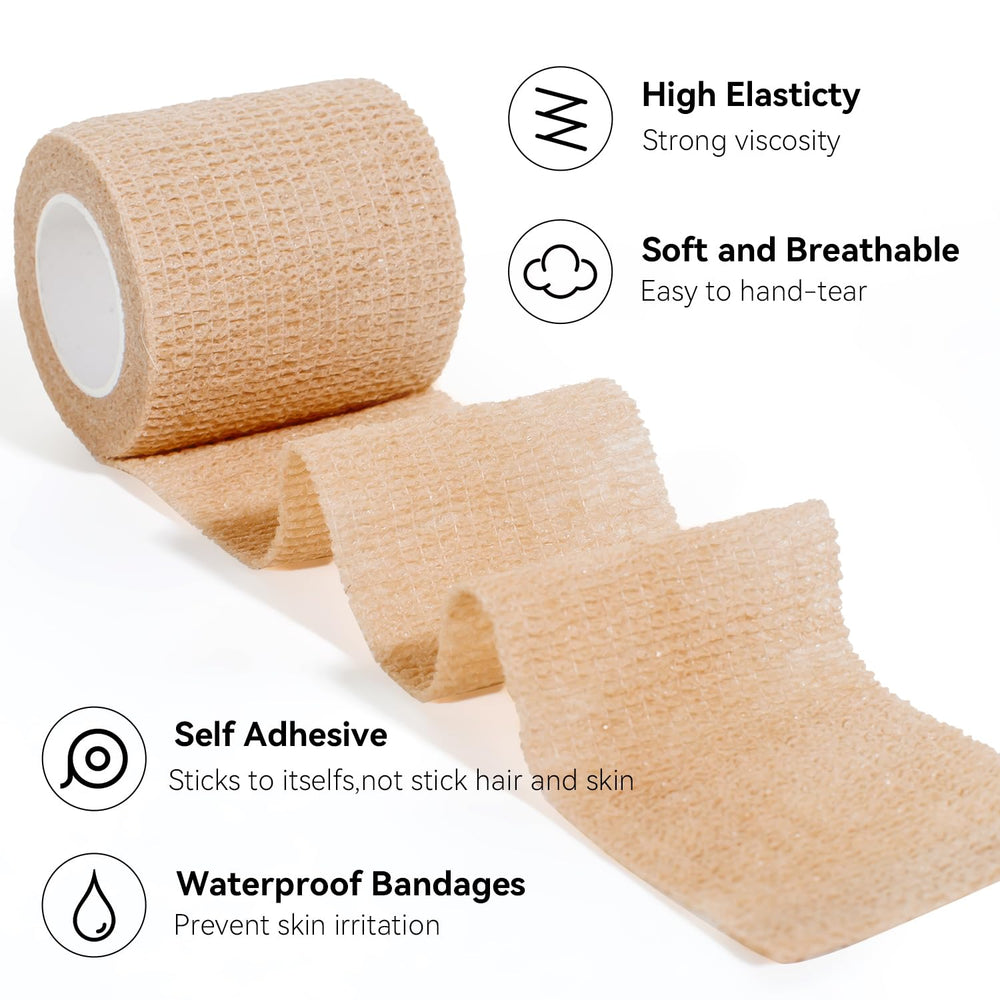 JHGIC vet wrap for pets delivers soft stretch for safe, comfortable wrapping.