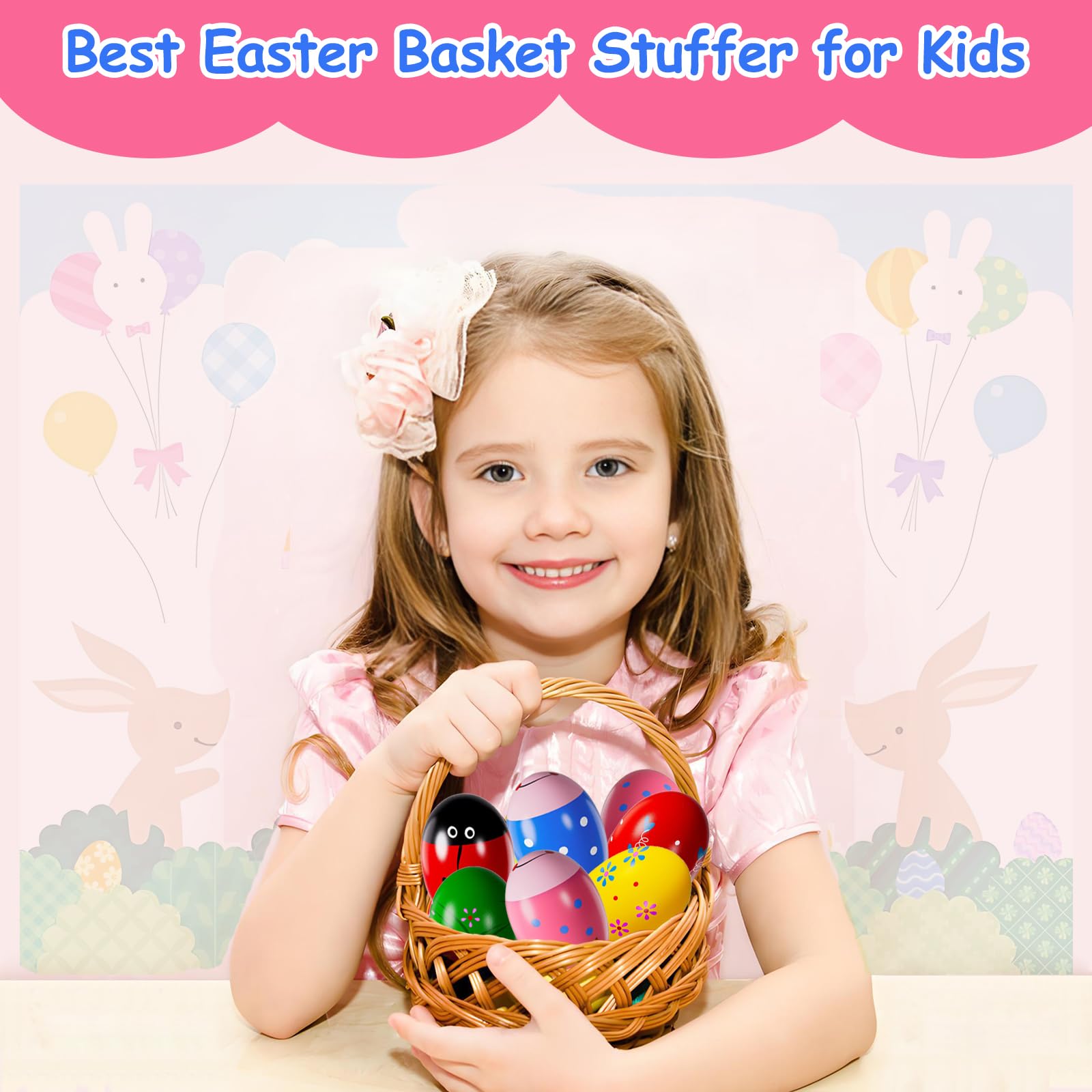 jhwsxtek Easter decoration props brighten spaces with kid-friendly color.