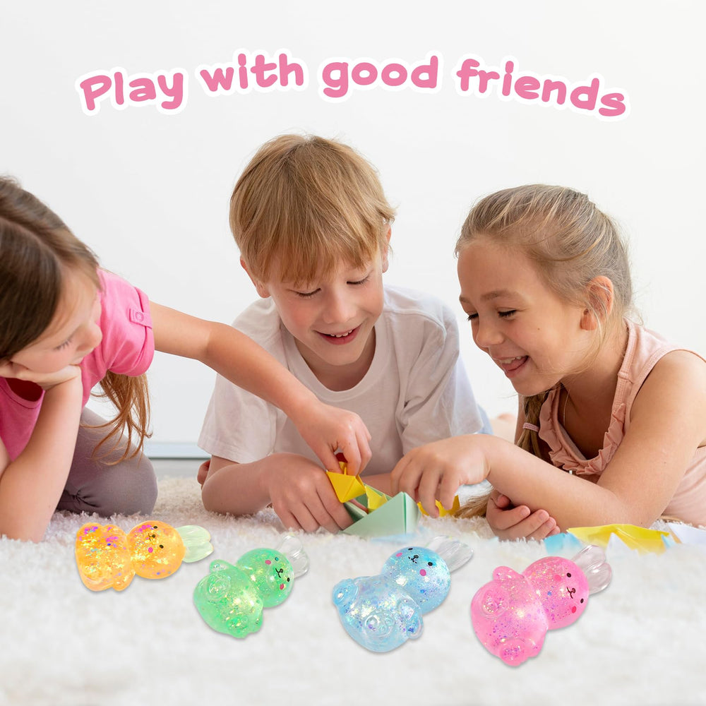 JIACAI non-toxic silicone bunny stress ball safe for family use