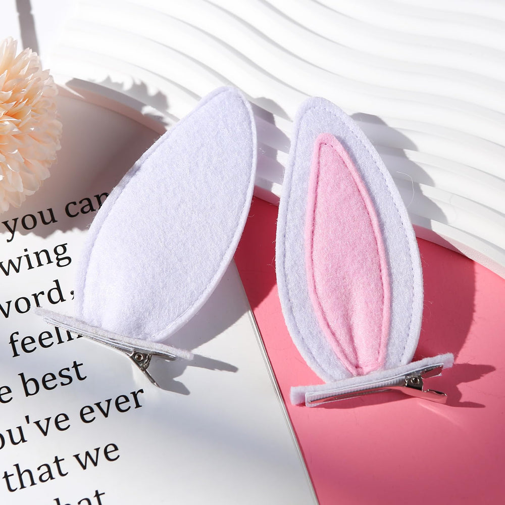 JiaDuo Bunny Ears Clip right ear detail and symmetrical style.