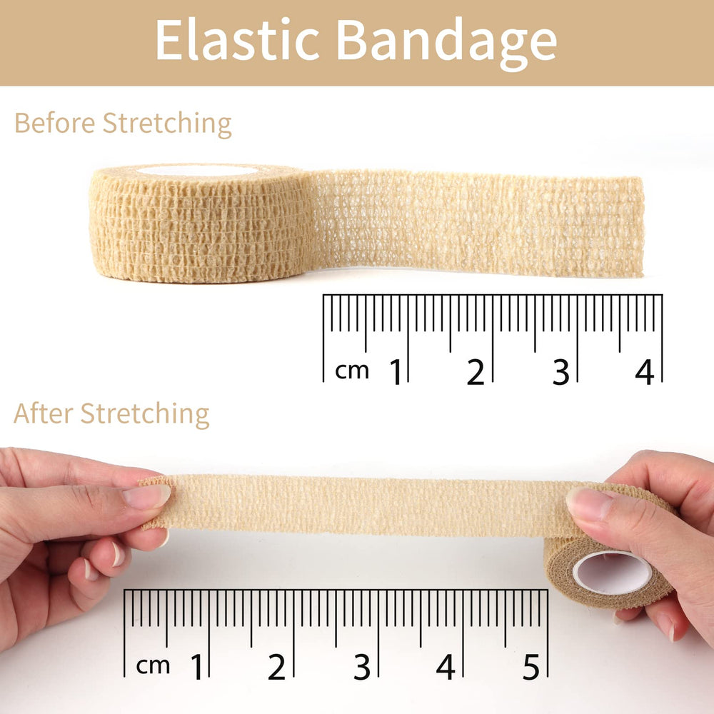 JIAKAI elastic bandage on ankle demonstrates soft, comfortable wrap.