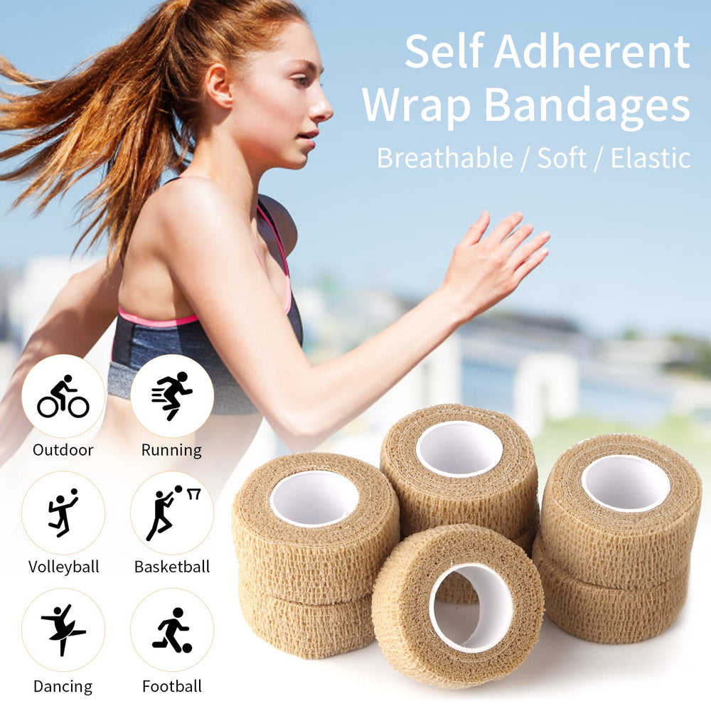 JIAKAI self-adhering bandage is hair-friendly and easy to handle.