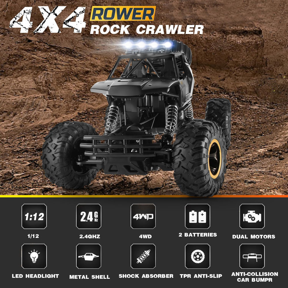 Jiakora RC Car dual batteries extend playtime with quick swap.