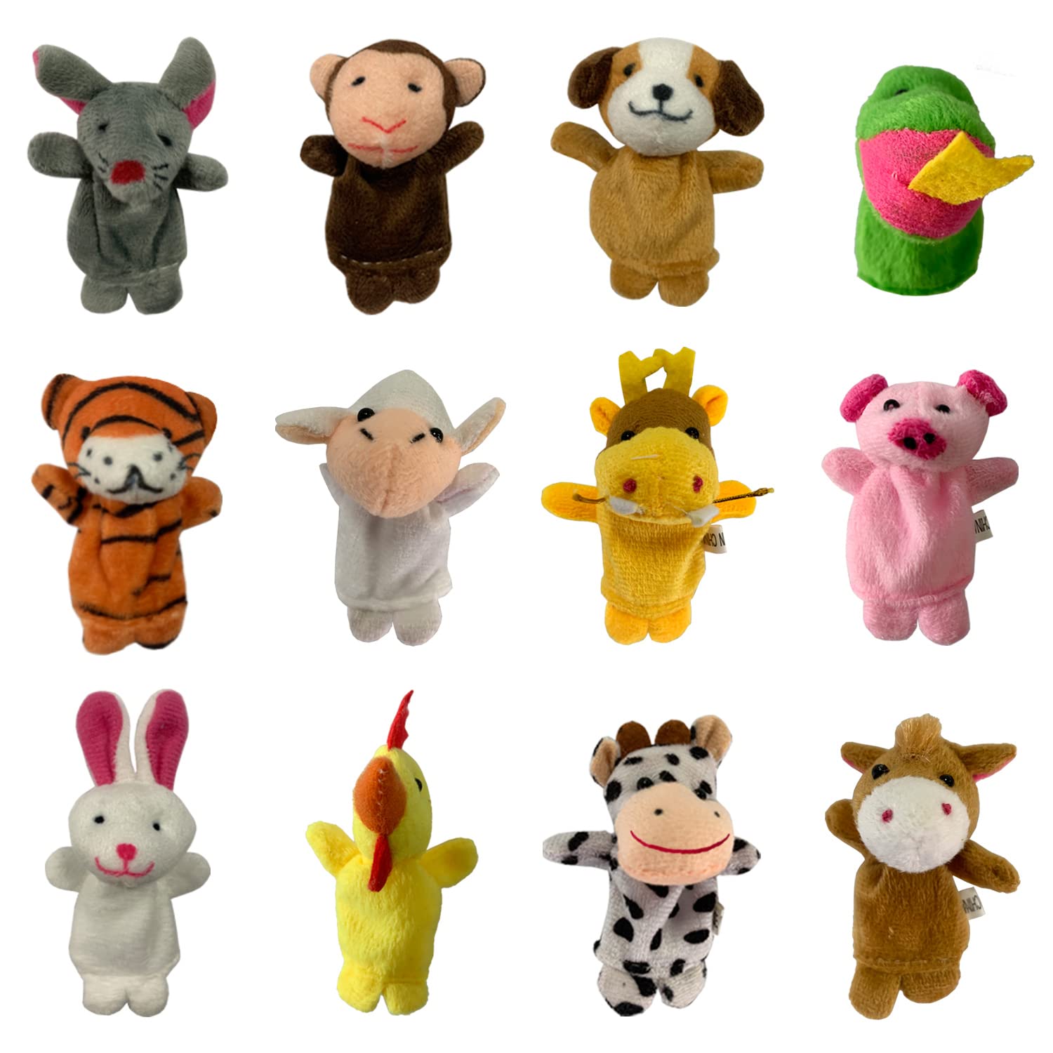 JIALWEN animal finger puppets designs for imaginative storytelling and role play.