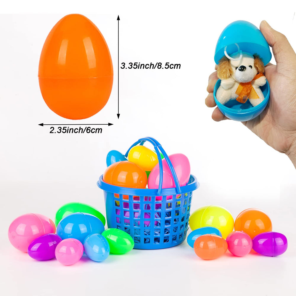 JIALWEN pink 3.35-inch Easter egg, great for party favors.