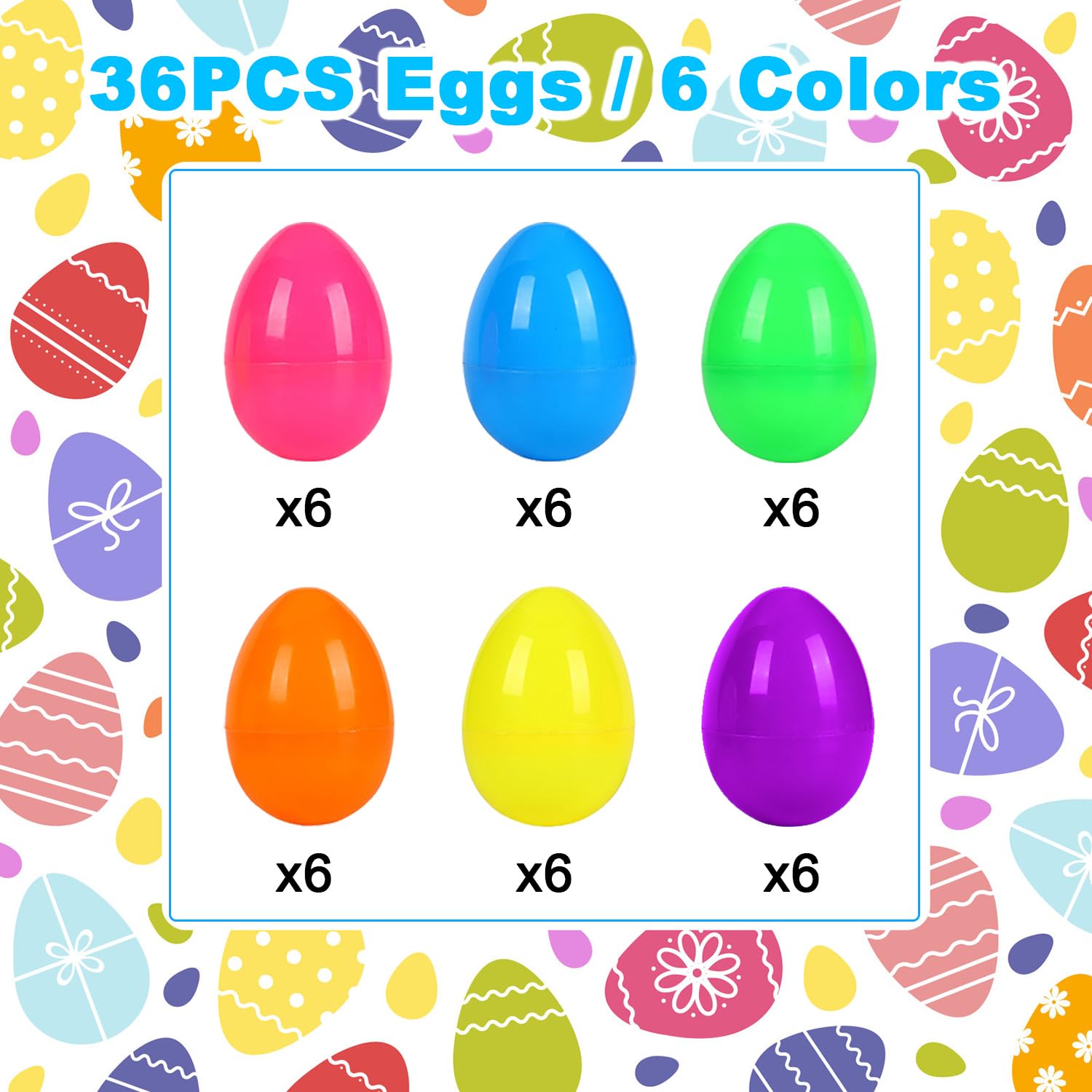 JIALWEN purple 3.35-inch Easter egg, perfect decorative centerpiece.